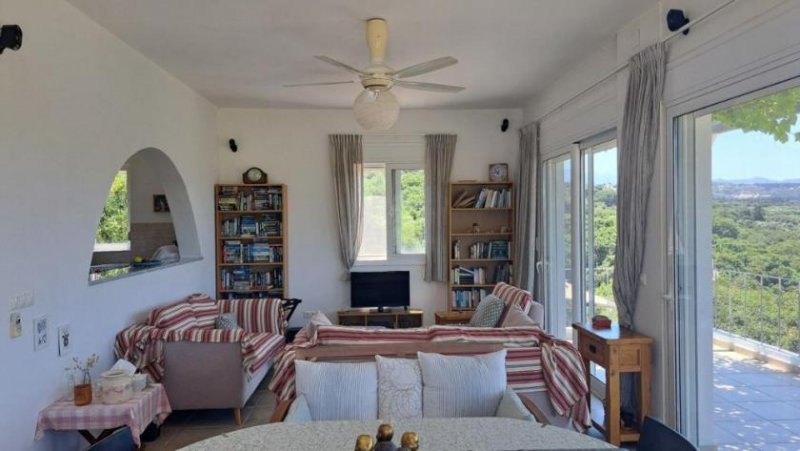 Kampia Kreta: Öko-Luxus-Villa mit 3 Schlafzimmern in Kambia, autarkes Paradies mit Pool und Meerblick Haus kaufen